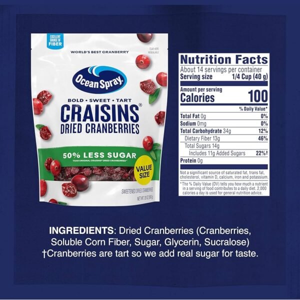 Ocean Spray Craisins Dried Fruit