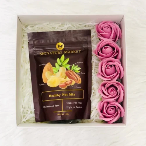 Healthy Gift Box with Assorted Healthy Nuts (Single Pack)