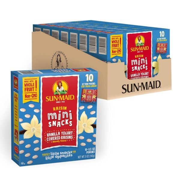 s-l1200 (7) Sun-Maid Vanilla Yogurt Coated Raisins 10 Pack
